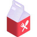 food and restaurant,shipping and delivery,bag,food delivery,take away,paper bag ok 